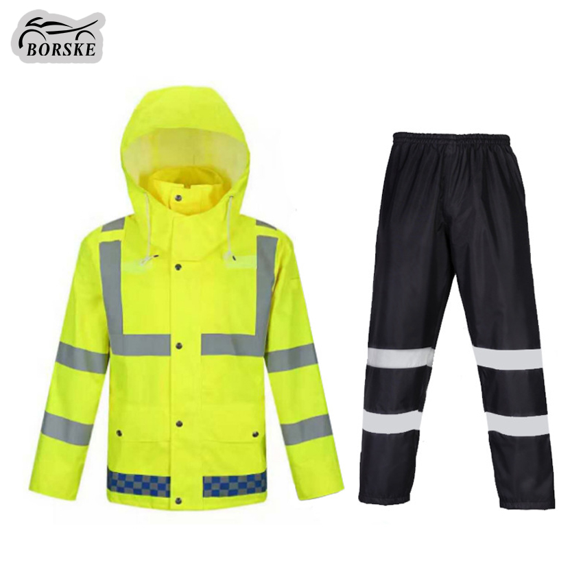Borske motorcycle Parts Factory Wholesale Waterproof Raincoat Suit