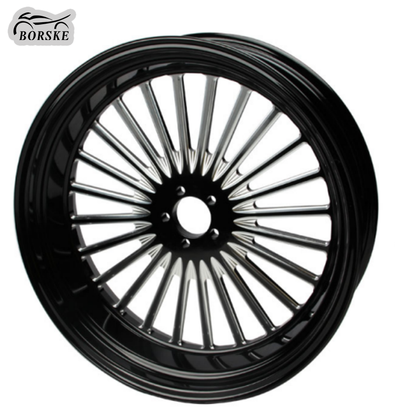 Borske Scooter Parts Factory Gliding Wagon Series Modified Wheel Cutting Forged Rim for harley