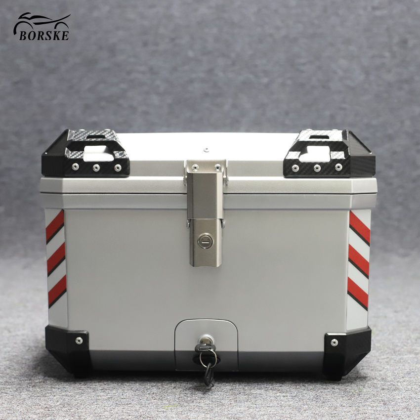 Plastic Motorcycle Trunk Tail Box Scooter Top Case Moto Universal Scooter Plastic Top Box