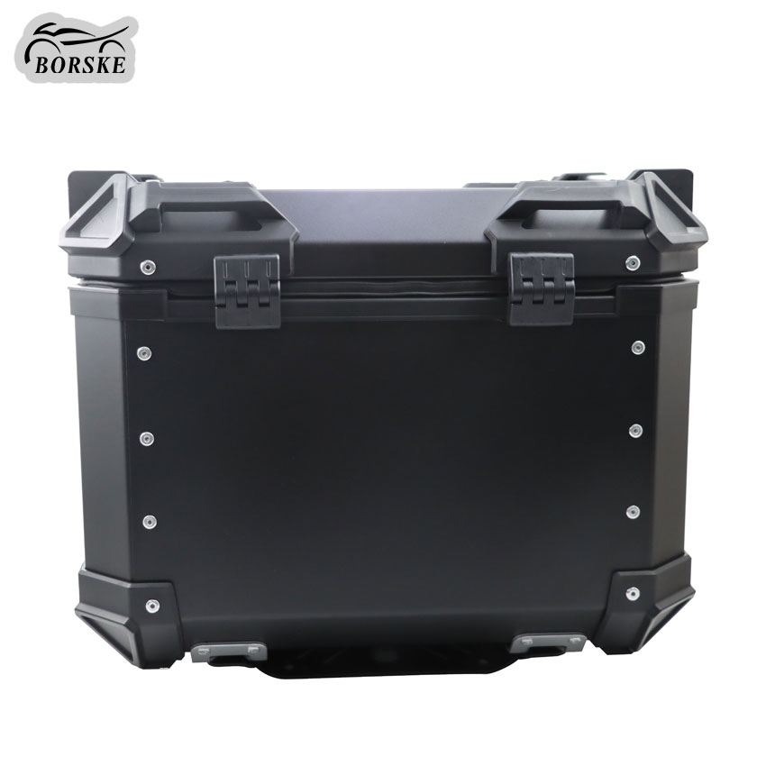 BORSKE Manufactures Wholesale Alloy Motorcycle Top Box Luggage Box for Storage