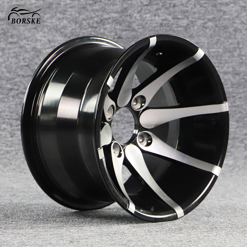Borske motorcycle Parts Company Roues de voiturettes de golf 10x7 pouces Aluminium 1
