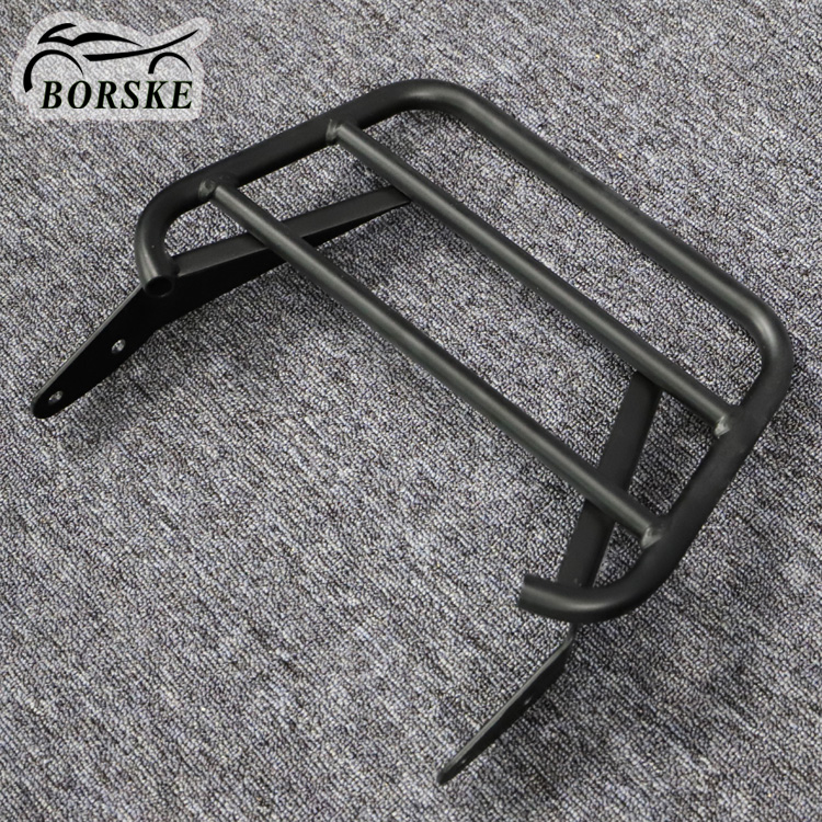 Borske Motorcycle Parts Supplier Wholesale Matte Black Rear Luggage Rack Shelf Holder