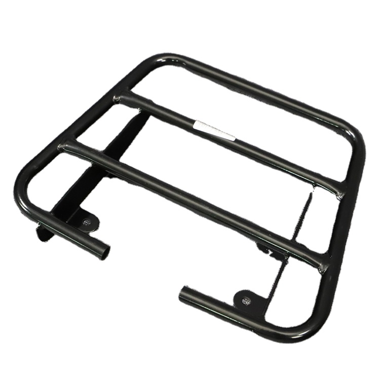 Borske Motorcycle Parts Distributor Wholesale Matte Black Storage Shelf Rear Luggage Rack