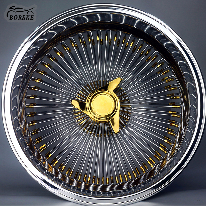 Borske custom wholesale vintage chrome Car Spoke Wheel