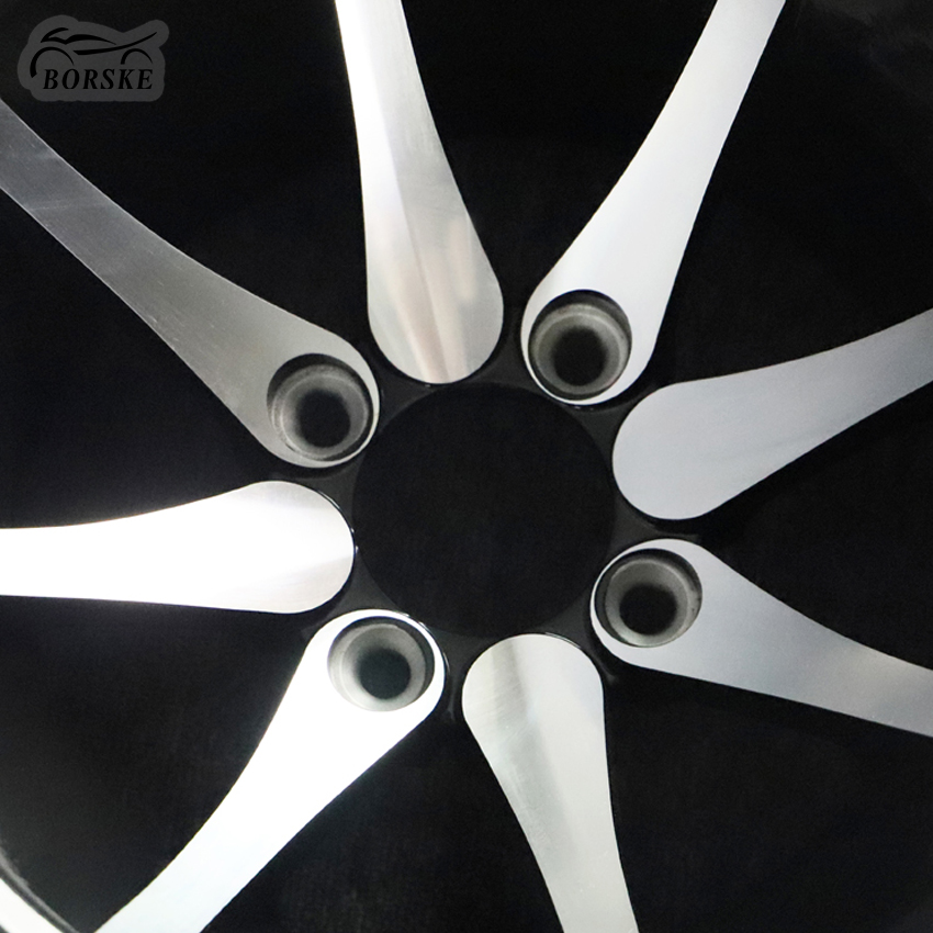 Borske motorcycle Parts Company Roues de voiturettes de golf 10x7 pouces Aluminium 4