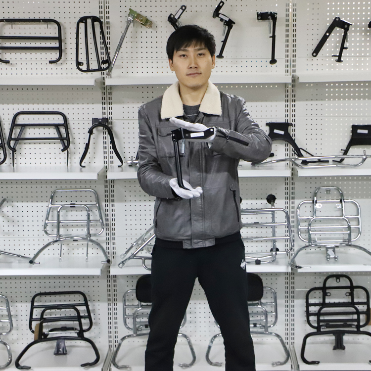 BORSKE Motorcycle Side Stand Aluminum Alloy Side Stand Parking Foot Kickstand For YAMAHA 6