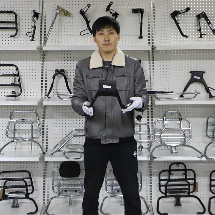 Borske motorcycle Parts Factory Wholesale Motorcycle kickstand for PEUGEOT LUDIX 10'' IG 6