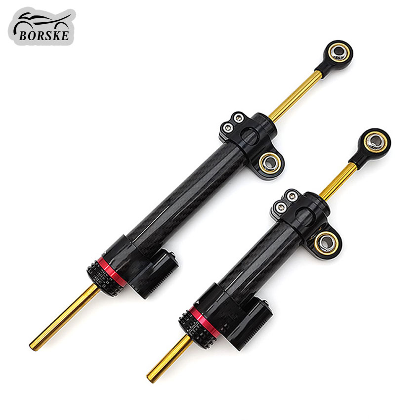 Universal Motorcycle Handlebar Aluminum Alloy Steering Damper Stabilizer Safety Control