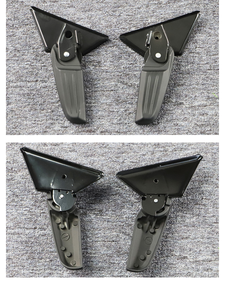 Borske motorcycle Accessories Company Black Motorcycle Footrest Folding Foot Pegs for LX S LXV 4