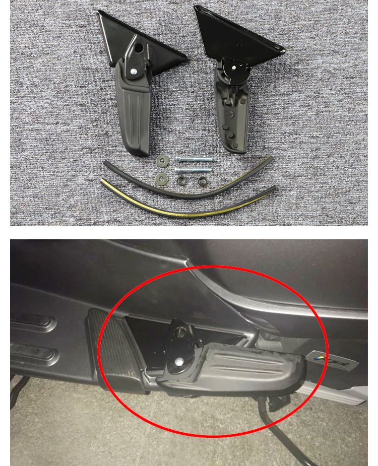 Borske motorcycle Accessories Company Black Motorcycle Footrest Folding Foot Pegs for LX S LXV 6