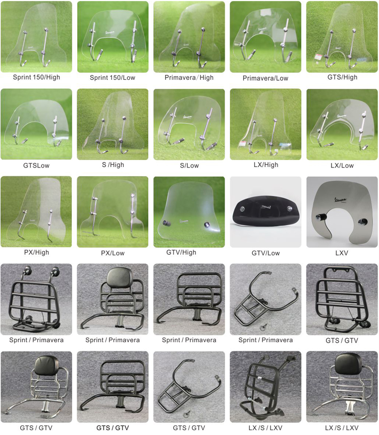 Borske motorcycle Parts Company Scooter pedals for Vespa Sprint Primavera 6