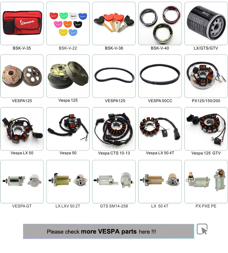 Borske motorcycle Parts Company Scooter pedals for Vespa Sprint Primavera 8
