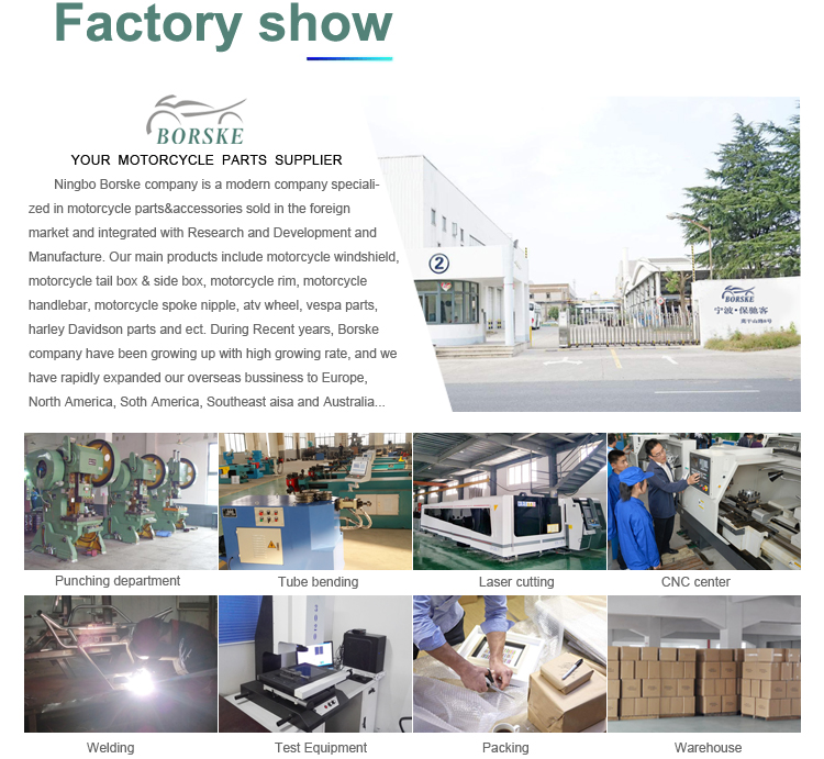 Borske motorcycle Accessories Company Black Motorcycle Footrest Folding Foot Pegs for LX S LXV 11