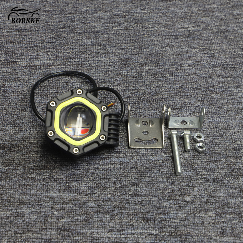 BORSKE Wholesale Motorcycle Headlight Headlamp Head Light For Motorcycle Cafe Racer 1