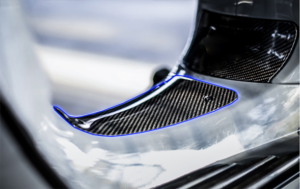 Borske Scooter Parts Manufacturer Carbon Fiber Cylinder Head Cover Battery Cover for Sprint 150 5