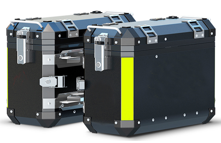 BORSKE benutzerdefinierte Großhandel wasserdicht Aluminiumlegierung Packtaschen Motorrad Seite Boxen 1