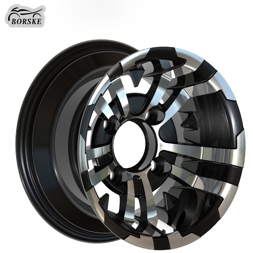 BORSKE Wholesale PCD 4x101.6-115mm CB 70-115mm ET-18mm ATV wheel rim 10x7 inch UTV alloy Wheel Rim