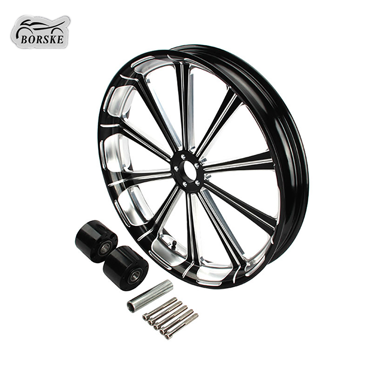 Borske Motorcycle Factory hub Gliding Wagon Series Modified Wheel Cutting Forged Rim