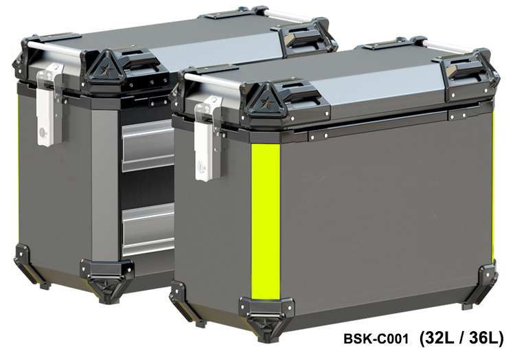 Borske мотоциклетные части фабрики Подгоняйте алюминиевый мотоцикл боковой ящик для Honda Yamaha BMW 2