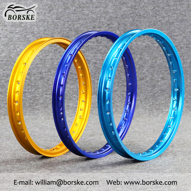 BORSKE Factory Custom Anodized Aluminum Motorcycle Rims