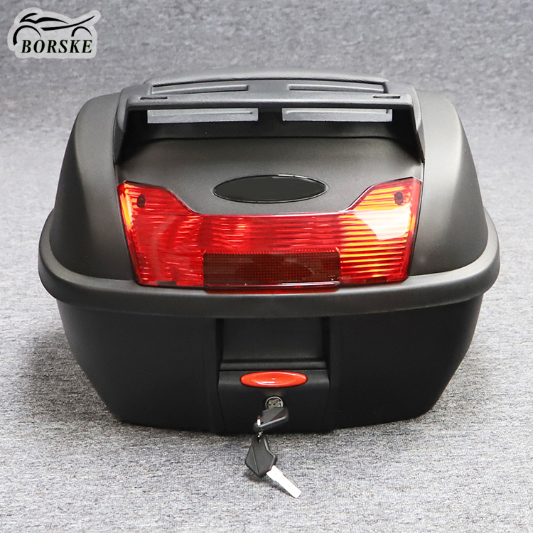 Borske 39L PP ABS Scooter Motorcycle Cargo Box Top Tail Box Cases For Suzuki Honda