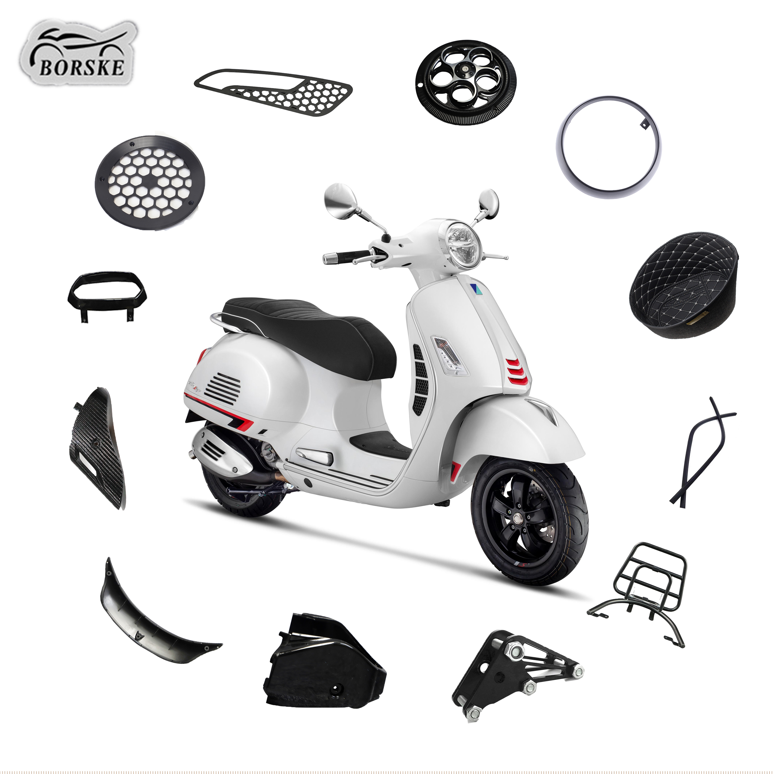 What are the best selling vespa scooter parts in European countries?