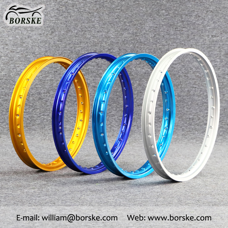 Borske Wholesale Custom Manufacturer 18 19 inch spokes aluminum motorcycle rims