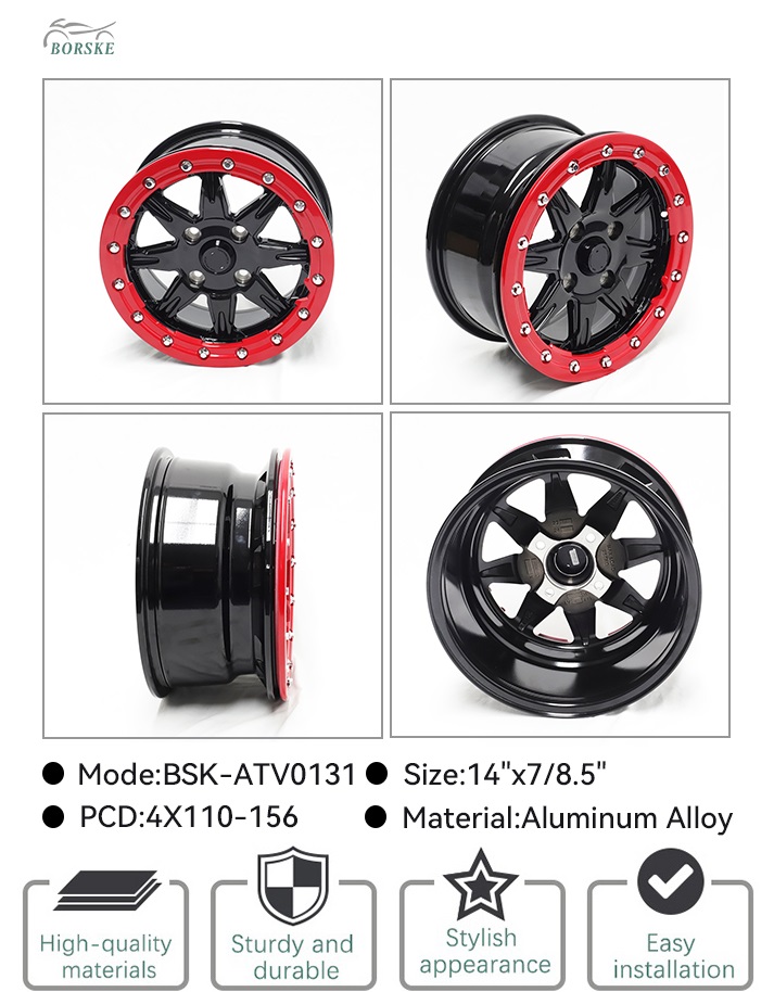 Borske Motorcycle Parts Company Custom Aluminum ATV Wheel 1