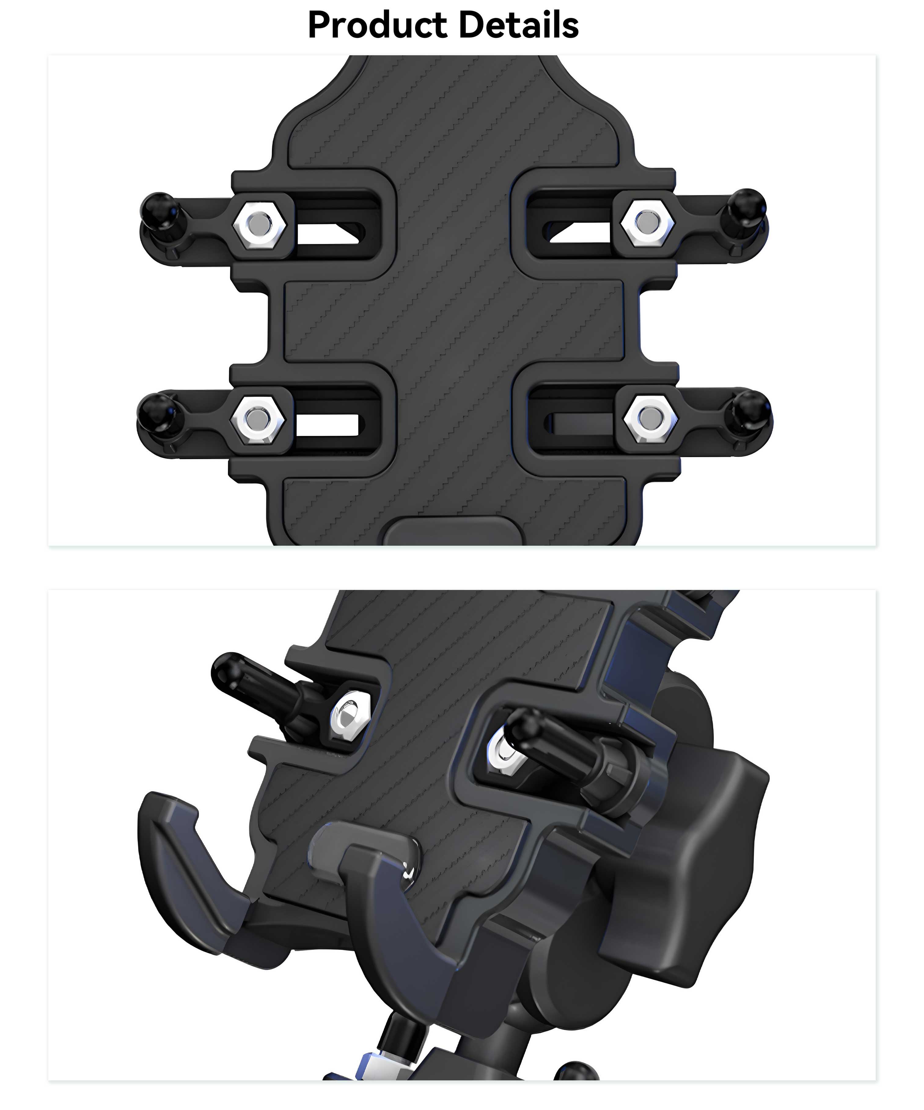 Borske motorcycle Parts Distributor Outdoor Sports Wireless Charging Mobile Phone Holder 2