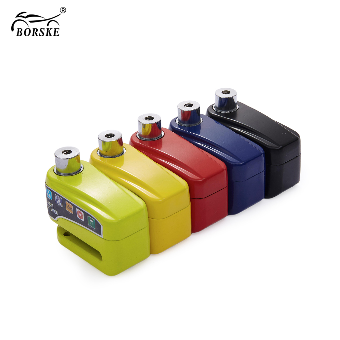 Custom Waterproof Light Weight Safety Bicycle Bike Lock Motorcycle Disc Brake Lock with Alarm