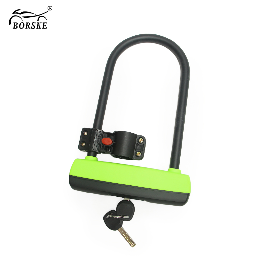Waterproof Anti-Shearing Security Anti-Theft U Shape Lock for Motorcycles Bicycles Electric Vehicles