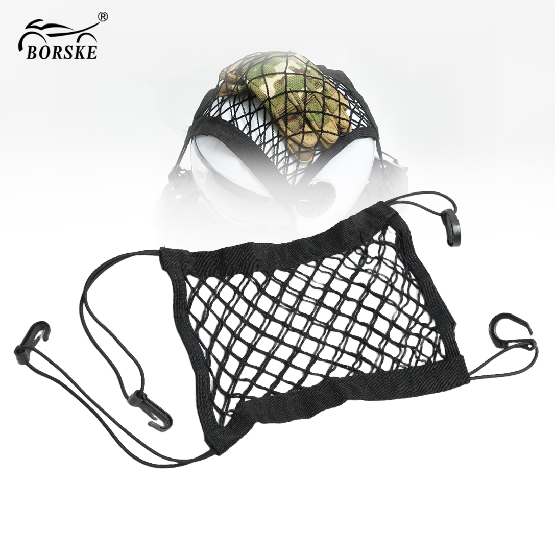 Universal 2-Layer Multifunctional Motorcycle Cargo Net Elastic Net Luggage for Storage Bags