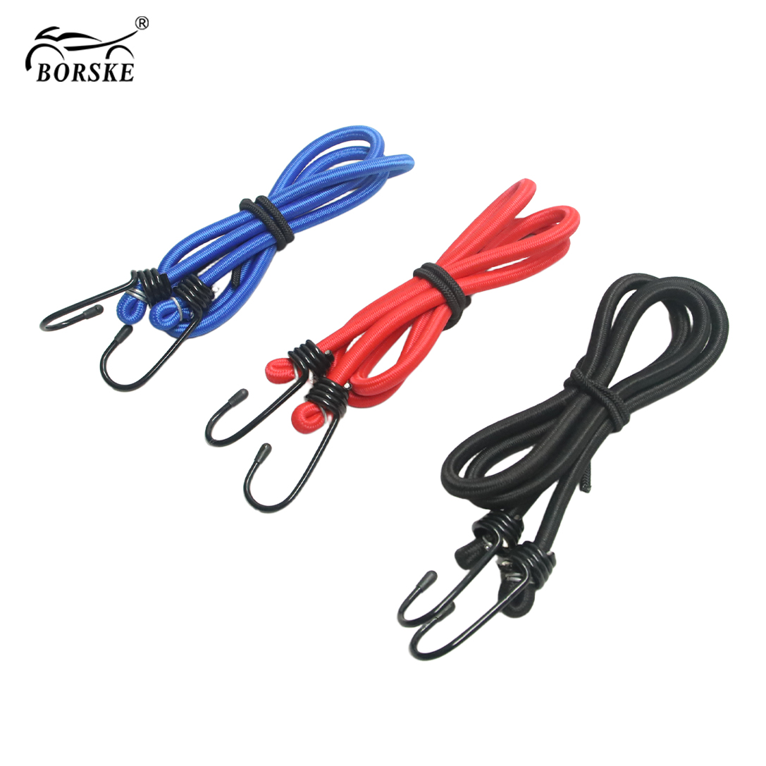 Custom Luggage Ropes Belt Elastic Packing Straps Bungee With Hook for Bicycles Motorcycles Carriers