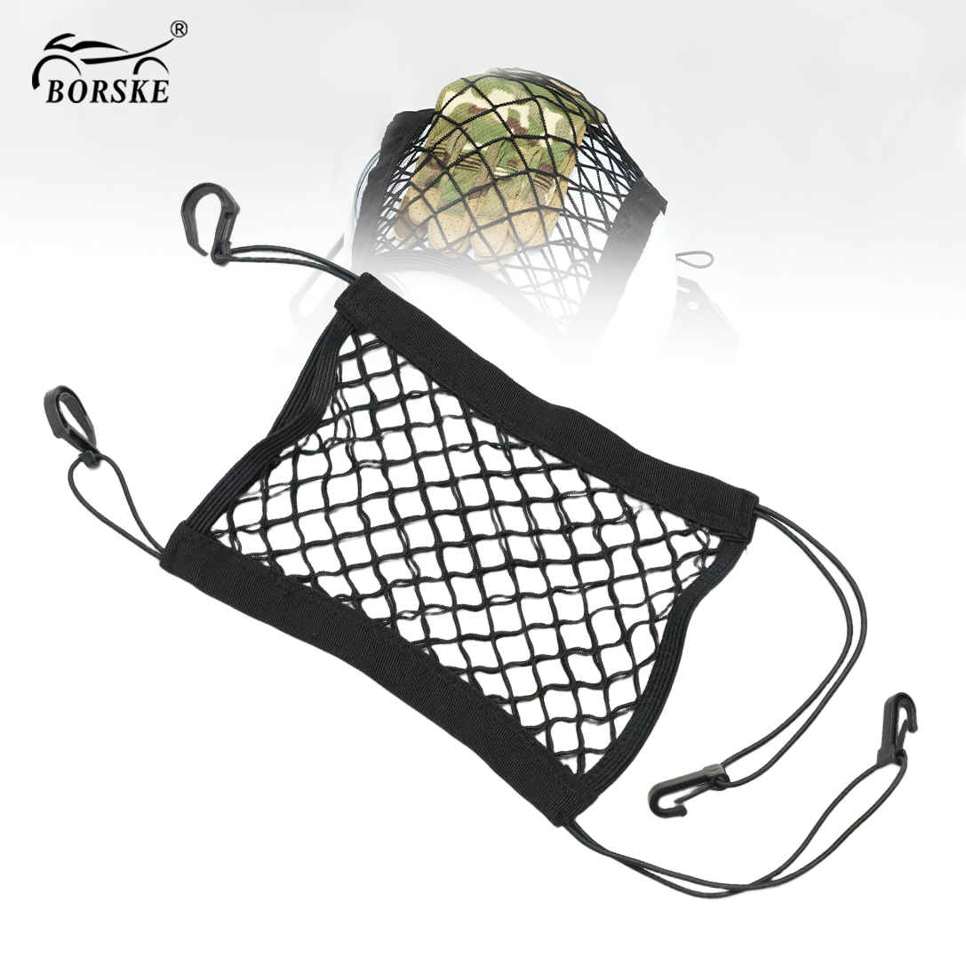 Flexible Elastic Black Helmet Net Motorcycles Trunk Luggage Net for Bicycle Cycling Accessories
