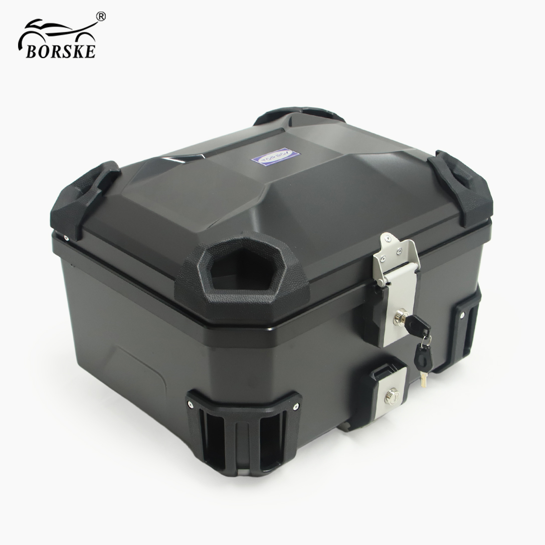 50L New ABS Plastic Motorcycle Top Luggage Case Motorcycle Parts Storage Boxes Tool Box