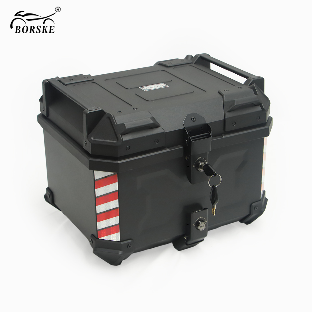 45 Liter Black ABS Motorbike Storage Luggage Top Case Case Motorcycle Tail Box