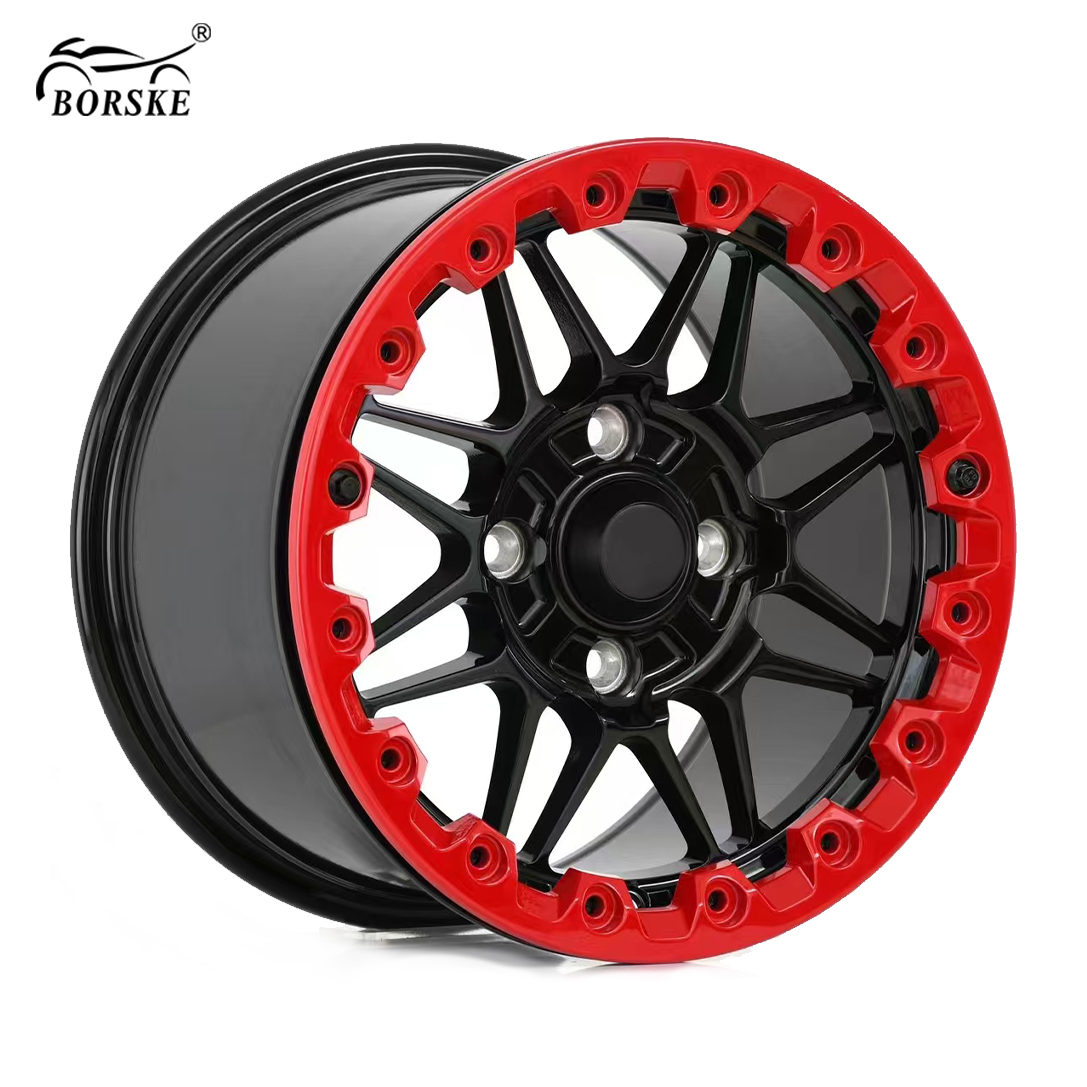 ATV Wheel Supplier Aluminum Alloy 14"x7" 14"x8.5" Front Rear ATV Wheels Beadlock Rims