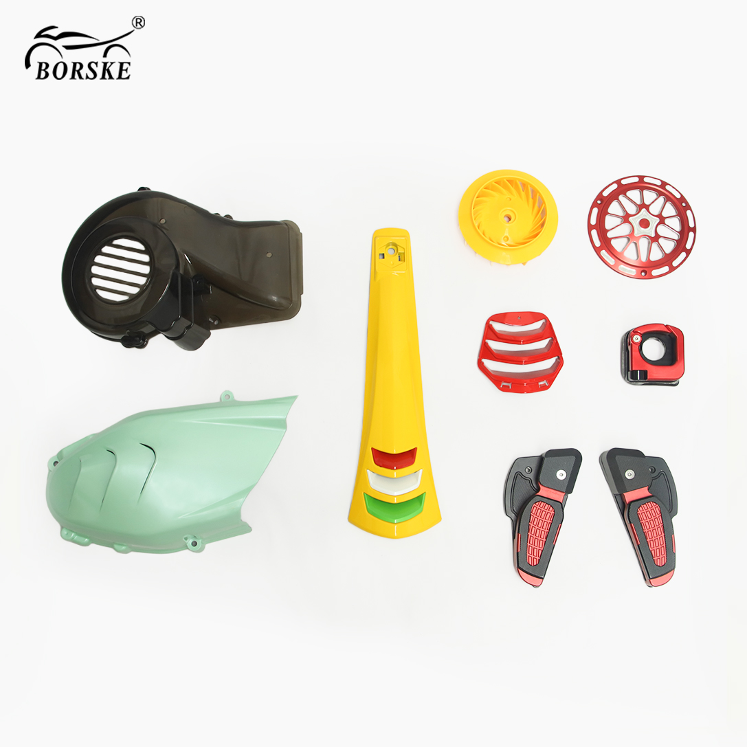 Motorcycle Body Systems Engine Fan Trim Cover Tie Buckle Foot Pegs Scooter Spare Parts for VESPA