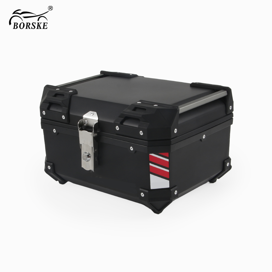 PP 28L Motorcycle Rear Top Box Tail Trunk Luggage Storage Carrier Case for Scooters Motorbike
