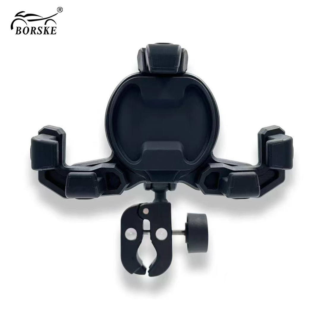 Shock-absorbing Motorcycle Mobile Phone Holder