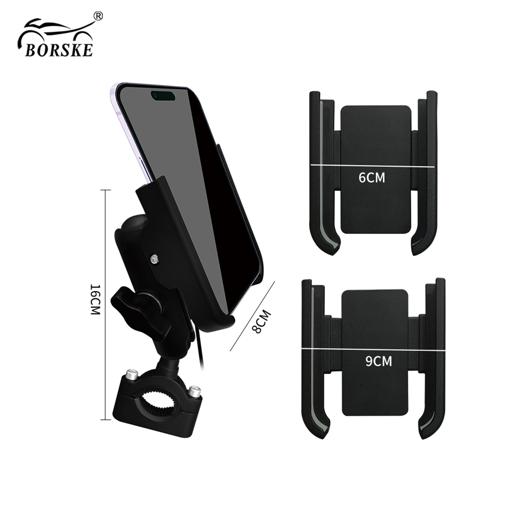 Aluminum  Alloy Universal  USB Charging Motorcycle Phone Holder