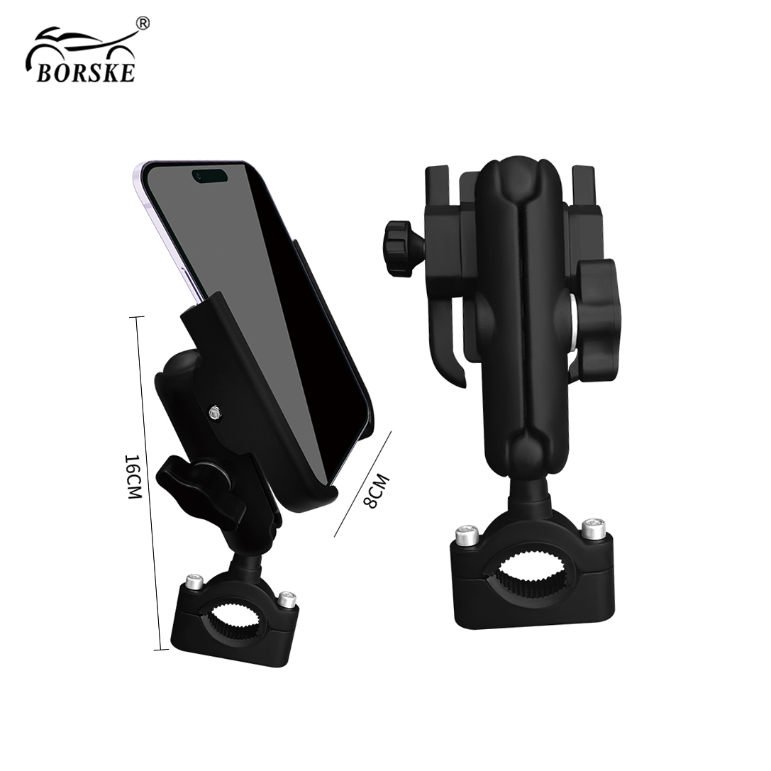 Aluminum Alloy Adjustable Waterproof Universal Motorcycle Phone Holder