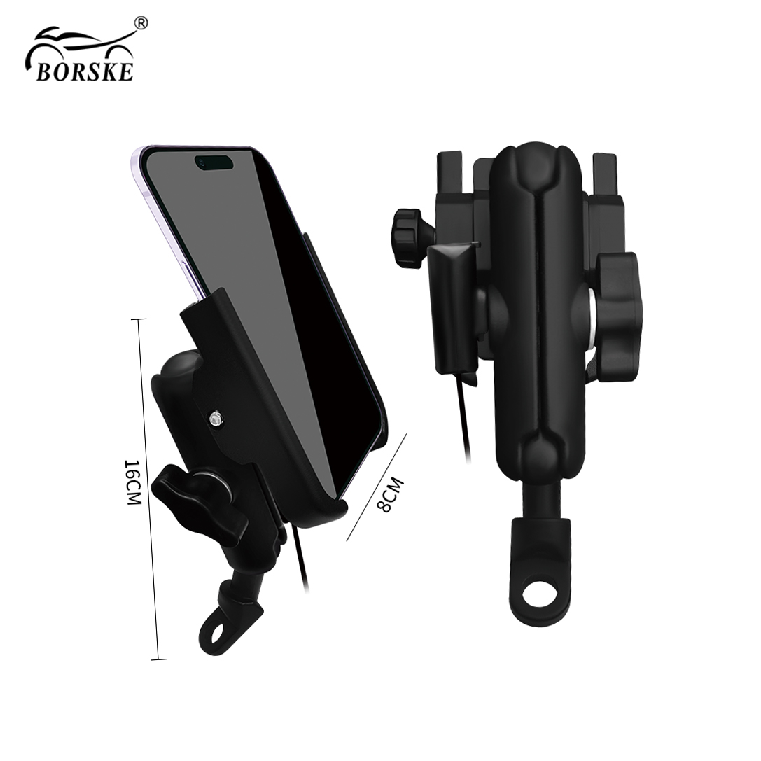 USB Charging Motorcycle Bicycle Phone Holder