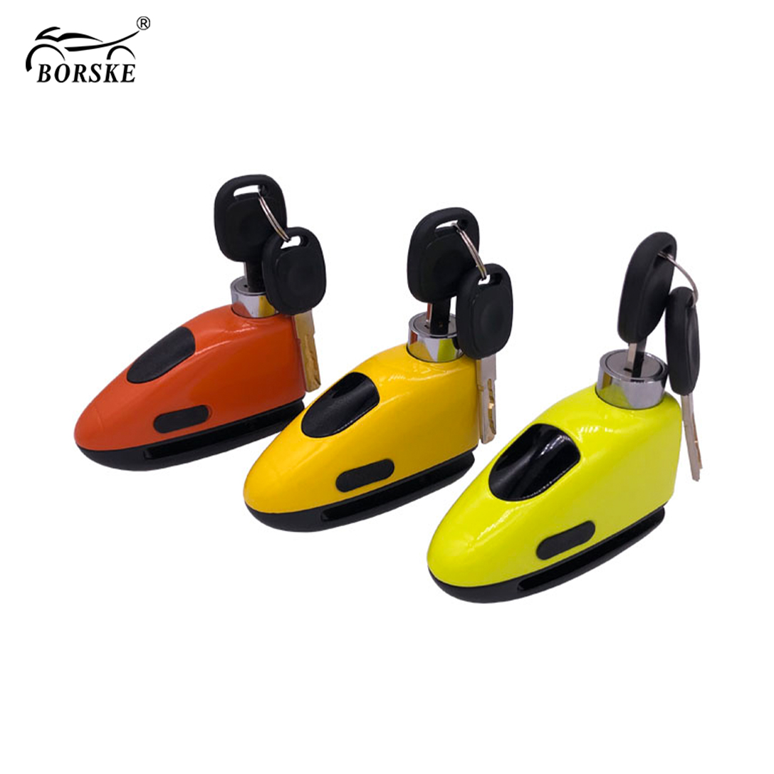 Waterproof USB High Decibel Zinc Alloy Motorcycle Disc Brake Anti Theft Safety Alarm Lock for Bike