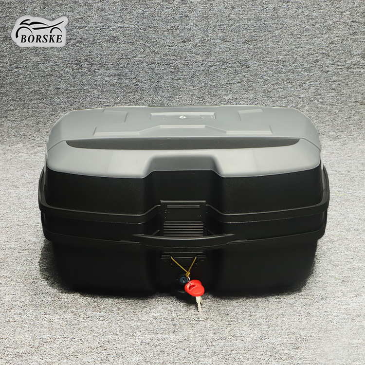 borske Wholesale 47L motorcycle top box universal PP motorcycle tail box for motorcycle accessory