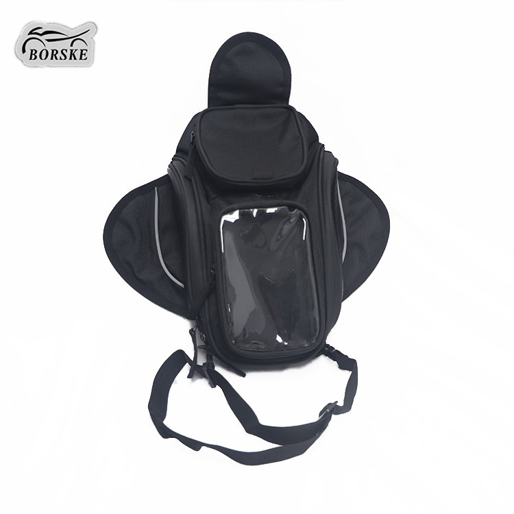 Borske Wholesale Custom Oxford Motorcycle Fuel Tank Bag High Capacity Multifunction Tank Bag