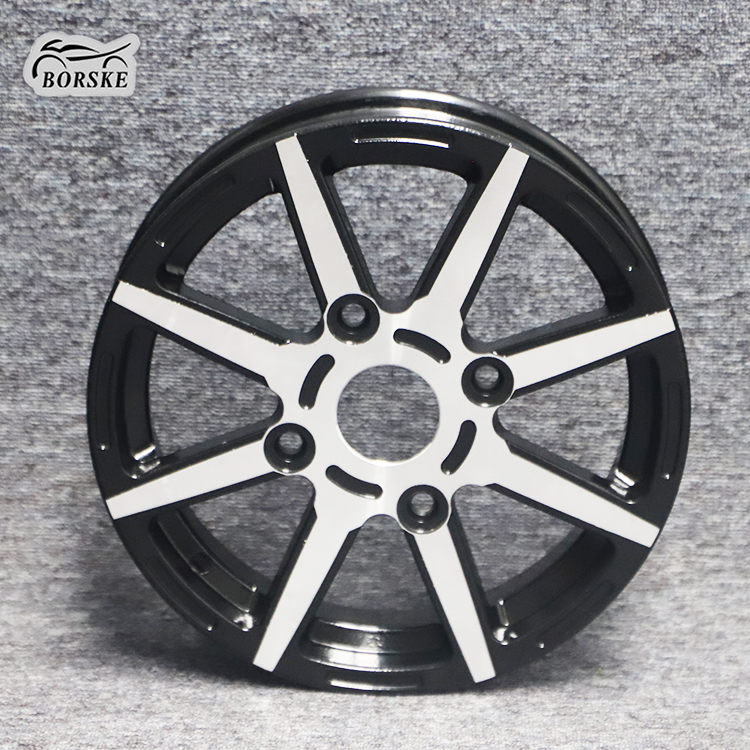 Borske Custom Aluminium Alloy 12"x2.75" ATV Wheel Golf Cart Wheel garden cart Rims