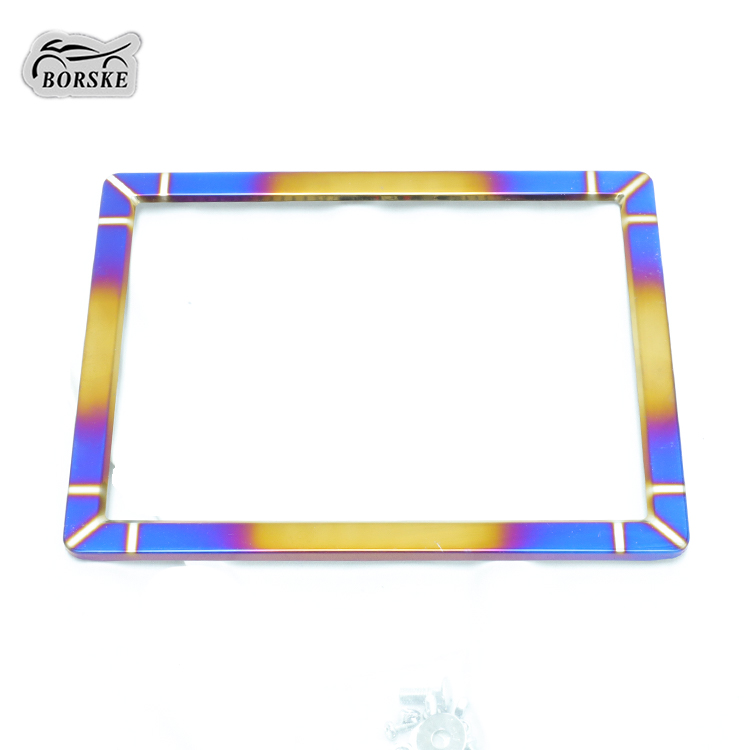 Borske Motorcycle Parts Supplier Custom Universal License Plate Frame