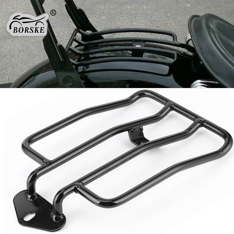 Borske Motorcycle Parts Manufacturer Wholesale Tail shelf motorcycle rear rack for Harley Davidson