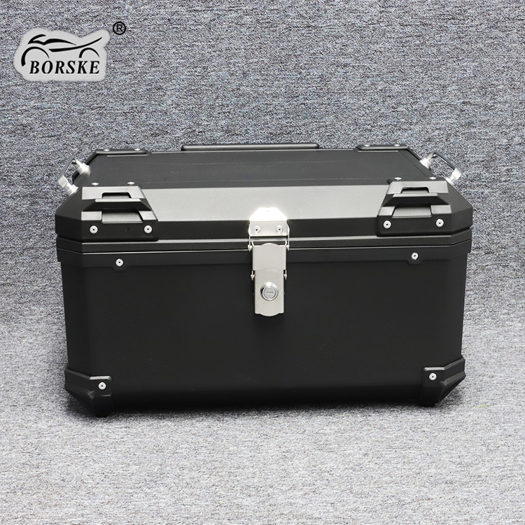 Motorbike Trunk Rear Luggage Top Lock Storage Case Motorcycle Top Box PP Plastic Motorcycle Tail Box